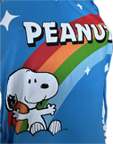 BFF vintage comic book Snoopy Woodstock Peanuts Festival Fashion overly shredded halter backless retro slit weave fringe micro mini t shirt dress