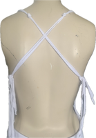 Wish tour 92 Fringe cut up backless Micro Mini tshirt dress