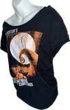Nightmare before Christmas Inspired holiday slitweave graphic t shirt extra large