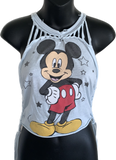 Mouse in the House backless classic cartoon tank crop top one size fits most