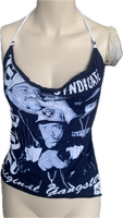 OG original gangster Festival Fashion shredded cut up retro halter top t shirt