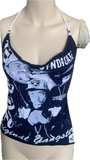 OG original gangster Festival Fashion shredded cut up retro halter top t shirt
