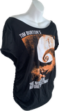 Nightmare before Christmas Inspired holiday slitweave graphic t shirt extra large