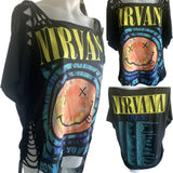 Come as you are cut up woven finger crochet slitweave t shirt