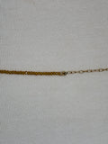 Amber waves w pink heart faceted diamonte bellychain multiwear necklace wrap bracelet