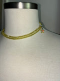 Yellow Starfish adjustable crystal mermaid bellychain multiwear necklace wrap bracelet