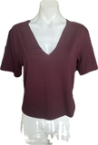 Maroon backless crop top Crop