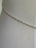 Simple Silver bellychain multiwear necklace wrap bracelet