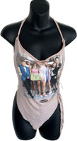 As If 90s nostalgia Slit Weave retro handkerchief style backless tank top reworked t shirt EZ DUZIT 