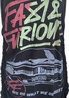 (Copy) 60s nostalgia Woodstock 3 days of peace and music festival fashion micro mini reworked t shirt EZ DUZIT 