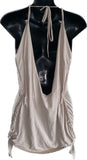 Country music city Nashville festival fashion backless tank top tunic micro mini dress reworked t shirt EZ DUZIT 