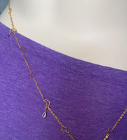 Crescent moon and dazzling stars adjustable gold bodychain Body Jewelry EZ DUZIT 