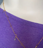 Crescent moon and dazzling stars adjustable gold bodychain Body Jewelry EZ DUZIT 