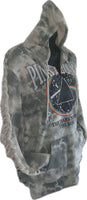 Dark side of the moon slit weave backless slitweave hoodie Reworked sweatshirt EZ DUZIT 