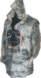 Dark side of the moon slit weave backless slitweave hoodie Reworked sweatshirt EZ DUZIT 
