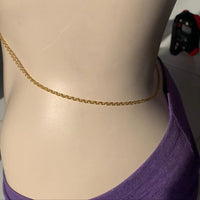 Evil eye adjustable gold bodychain Body Jewelry EZ DUZIT 
