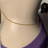 Evil eye adjustable gold bodychain Body Jewelry EZ DUZIT 