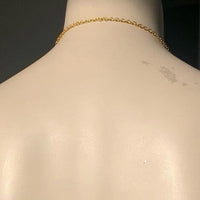 Evil eye adjustable gold bodychain Body Jewelry EZ DUZIT 