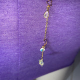 Evil Eye Crescent moon and dazzling stars adjustable gold bodychain Body Jewelry EZ DUZIT 