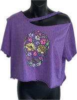 Good Vibrations multiwear Halter reworked t shirt EZ DUZIT 