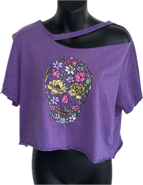 Good Vibrations multiwear Halter reworked t shirt EZ DUZIT 