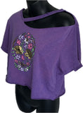 Good Vibrations multiwear Halter reworked t shirt EZ DUZIT 