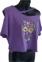 Good Vibrations multiwear Halter reworked t shirt EZ DUZIT 