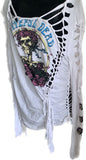 Grateful AF long sleeve Shreddie reworked t shirt EZ DUZIT 