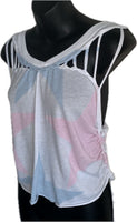 I’m a mf’n star boy backless slit weave crop top Upcycled EZ DUZIT 