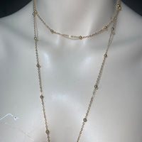 Protective Playful hearts evil eye gold toned wrap lariat necklace Necklaces EZ DUZIT 