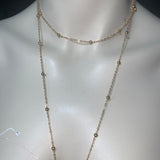 Protective Playful hearts evil eye gold toned wrap lariat necklace Necklaces EZ DUZIT 
