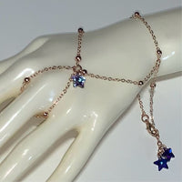 Shooting Stars 💫 adjustable rose gold hand chain Body Jewelry EZ DUZIT 