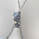 Shooting Stars adjustable silver bodychain Body Jewelry EZ DUZIT 