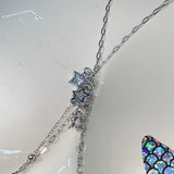 Shooting Stars adjustable silver bodychain Body Jewelry EZ DUZIT 