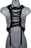 Skeleton drip slitweave backless graphic tank top reworked t shirt EZ DUZIT 