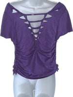Wish U Were Here multiwear Halter reworked t shirt EZ DUZIT 