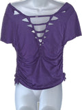 Wish U Were Here multiwear Halter reworked t shirt EZ DUZIT 