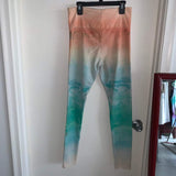 Mermaid vibes beach leggings size Small S EZ DUZIT 