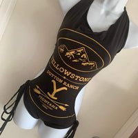 On The Ranch Reworked T Shirt Bodysuit EZ DUZIT 