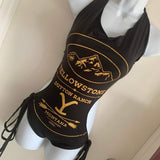 On The Ranch Reworked T Shirt Bodysuit EZ DUZIT 